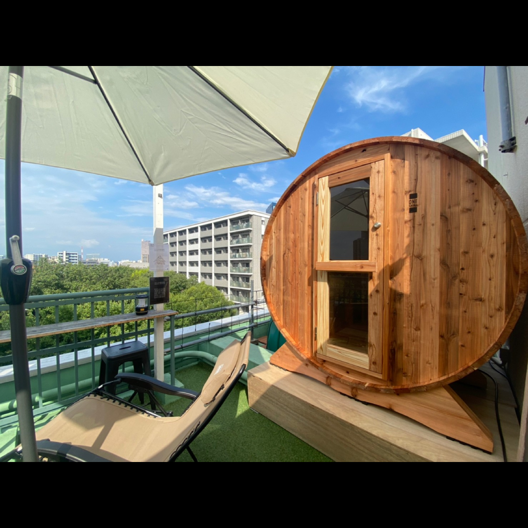 NEWS】大阪天満橋のビル屋上に貸切バレルサウナが利用できる