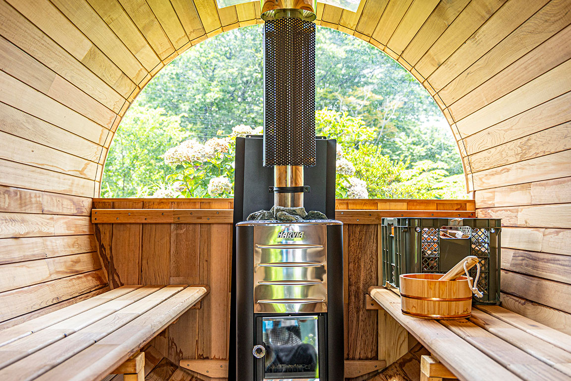 未使用トリマリン ドームサウナ イエロー サウナ付きヴィラ施設「天空の庭 天馬夢」の初夏限定新プランを販売