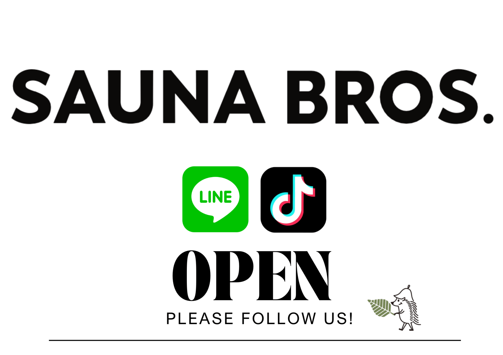 祝！ SAUNA BROS.公式LINE＆TikTokを開設！ - SAUNA BROS.WEB | サウナ